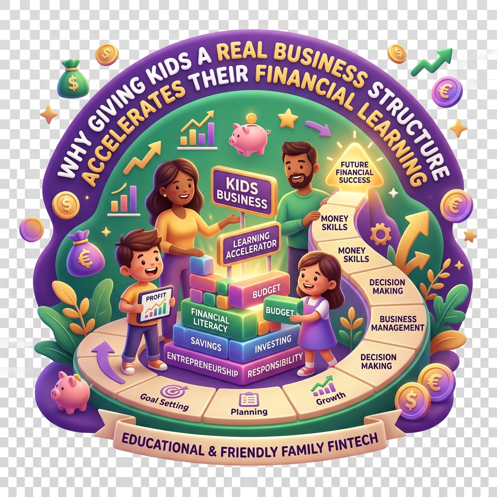 Why giving kids a real business structure accelerates their financial learning
